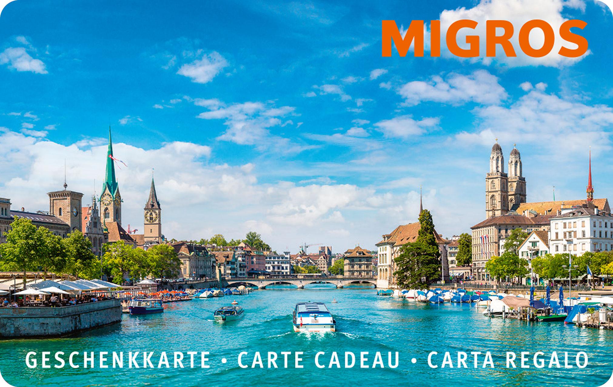 Geschenkkarte Zürich